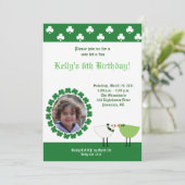 St. Patrick's Day Irish Birds *PHOTO* nodig Kaart (Staand voorkant)