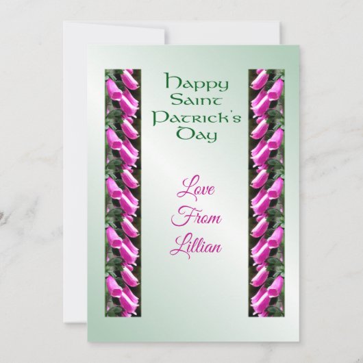 St. Patrick's Day Irish Blessing for Friend Feestdagenkaart (Achterkant)