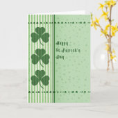 St. Patrick's Day Irish Blessing Kaart (Gele Bloem)