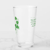 St. Patrick's Day Irish Blessing Pint Glass Glas (Links)