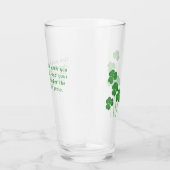 St. Patrick's Day Irish Blessing Pint Glass Glas (Rechts)