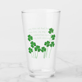 St. Patrick's Day Irish Blessing Pint Glass Glas
