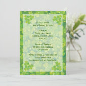 St. Patrick's Day Irish bruiloft vrijgezellenfeest Kaart (Staand voorkant)