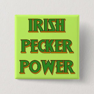 St. Patrick's Day Irish Buttonnen Vierkante Button 5,1 Cm