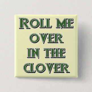 St. Patrick's Day Irish Buttonnen Vierkante Button 5,1 Cm