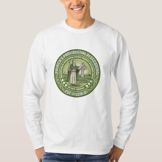 St. Patrick's Day Irish Catholic T-Shirt (Voorkant)