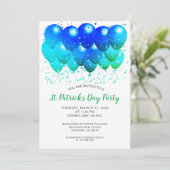 St. Patrick's Day Irish Celebration Party Kaart (Staand voorkant)