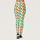 St Patrick's Day IRISH Christelijk UW EIGEN RACE Leggings (Achterkant)