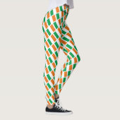 St Patrick's Day IRISH Christelijk UW EIGEN RACE Leggings (Rechts)