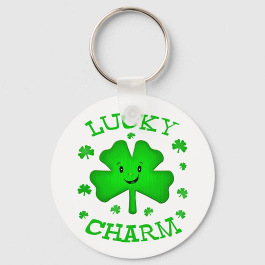 St. Patrick's Day Irish Clover Sleutelhanger (Voorkant)