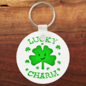 St. Patrick's Day Irish Clover Sleutelhanger (Voorkant)