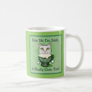 St. Patrick's Day Irish Coffee Cat Mok