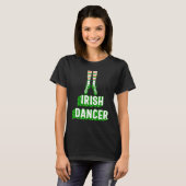 St Patricks Day Irish Dancer Lucky Dancing Teache T-shirt (Voorkant volledig)