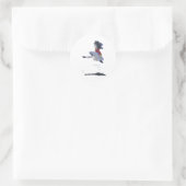 St. Patrick's Day Irish Dancing Cartoon Ronde Sticker (Tas)