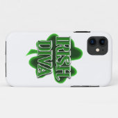 St. Patrick's Day Irish Diva Case-Mate iPhone Case (Achterkant (horizontaal))
