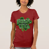 St. Patrick's Day Irish Diva T-shirt (Voorkant)