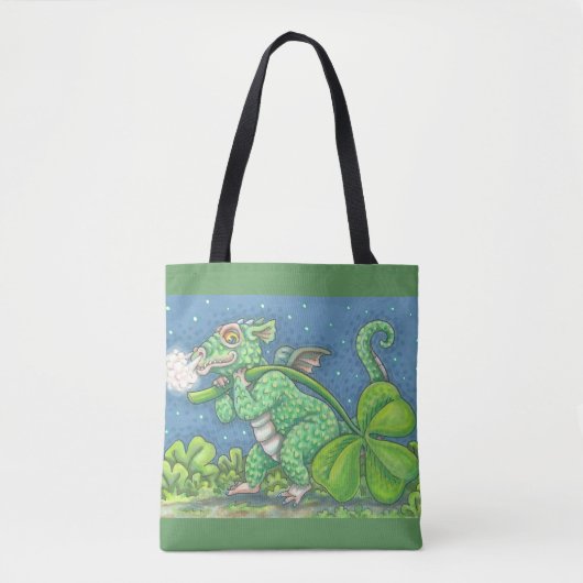 ST. PATRICK'S DAY IRISH DRAGON CANVAS TAS (Voorkant)