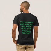 St Patricks Day Irish Drink Humor T-shirt 2 (Achterkant volledig)