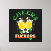 St Patricks Day Irish Drinkin Canvas Afdruk (Voorkant)