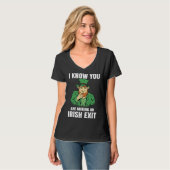 St Patricks Day Irish Exit  St Patricks T-shirt (Voorkant volledig)