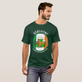 ST PATRICKS DAY Irish Flag Beer T-shirt (Voorkant volledig)