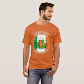 ST PATRICKS DAY Irish Flag Beer Unisex T-shirt (Voorkant volledig)