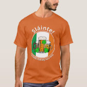 ST PATRICKS DAY Irish Flag Beer Unisex T-shirt (Voorkant)