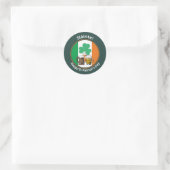 St Patricks Day Irish Flag Ronde Sticker (Tas)