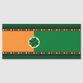 St Patrick's Day Irish Flag Shamrock (Voorkant)