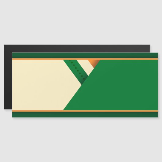 St Patrick's Day Irish Flag Shamrock (Voorkant / Achterkant)