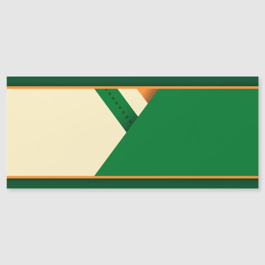 St Patrick's Day Irish Flag Shamrock (Voorkant)