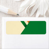 St Patrick's Day Irish Flag Shamrock Etiket (Insitu)