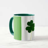 St. Patrick's Day Irish Flag Shamrock Ireland Mok (Voorkant links)