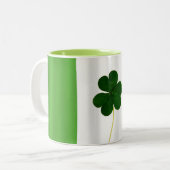 St. Patrick's Day Irish Flag Shamrock Ireland Mok (Voorkant links)