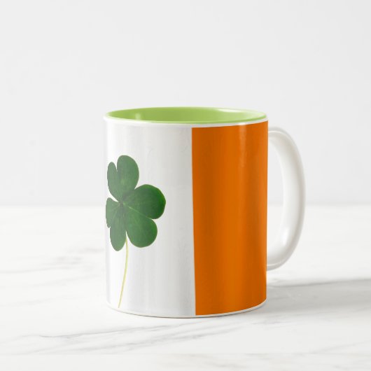 St. Patrick's Day Irish Flag Shamrock Ireland Mok (Voorkant rechts)
