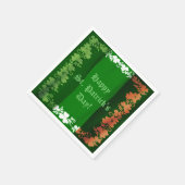 St. Patrick's Day Irish Flag Shamrock Napkins Servet (Hoek)
