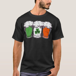St Patricks Day Irish Flag Shamrock Party T-shirt
