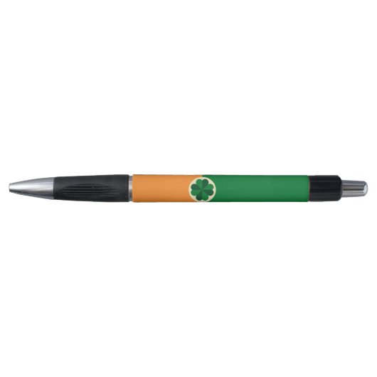 St Patrick's Day Irish Flag Shamrock Pen (Voorkant)