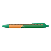 St Patrick's Day Irish Flag Shamrock Zwarte Inkt Pen (Bovenkant)