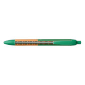 St Patrick's Day Irish Flag Shamrock Zwarte Inkt Pen (Achterkant)