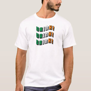 St Patricks Day Irish Funny Cute Drink T-shirt