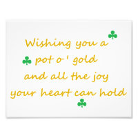 St. patrick's Day Irish Gezegde 8,5-inch x11-inch 