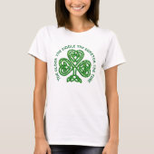 St Patrick's Day Irish Gezegde T-shirt (Voorkant)