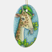St. Patrick's Day IRISH GIRAFFE CHRISTMAS ORNAMENT (Rechts)