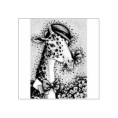 ST. PATRICK'S DAY IRISH GIRAFFE RUBBER STAMP RUBBERSTEMPEL (Afrduk)