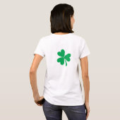 St Patricks Day Irish Girl T-shirt (Achterkant volledig)