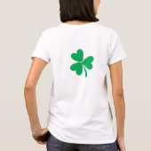 St Patricks Day Irish Girl T-shirt (Achterkant)