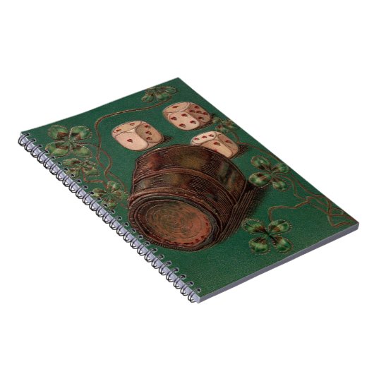  St. Patrick's Day, Irish Good Luck Dice Notitieboek (Rechterzijde)