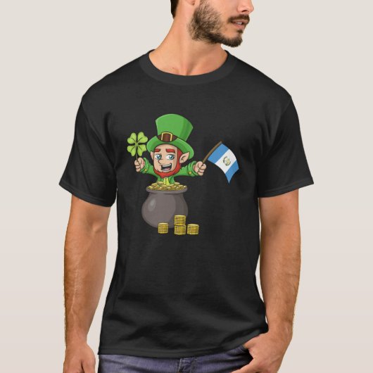 St Patricks Day Irish Green Guatemala Guate Chapin T-shirt (Voorkant)