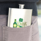 St. Patrick's Day Irish green luck Shamrock Flacon (Voorbeeld)